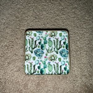 SOLD Succulent Cactus Decorative Tray